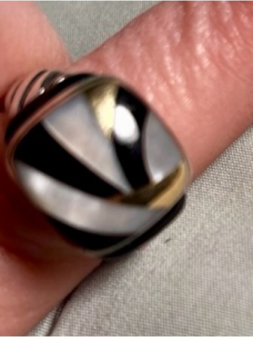 ASCH GROSSBART RING SIZE 6 - Picture 3 of 5
